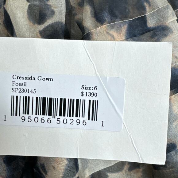 Ulla Johnson Black and Cream Maxi Dress - Picture 7 of 9